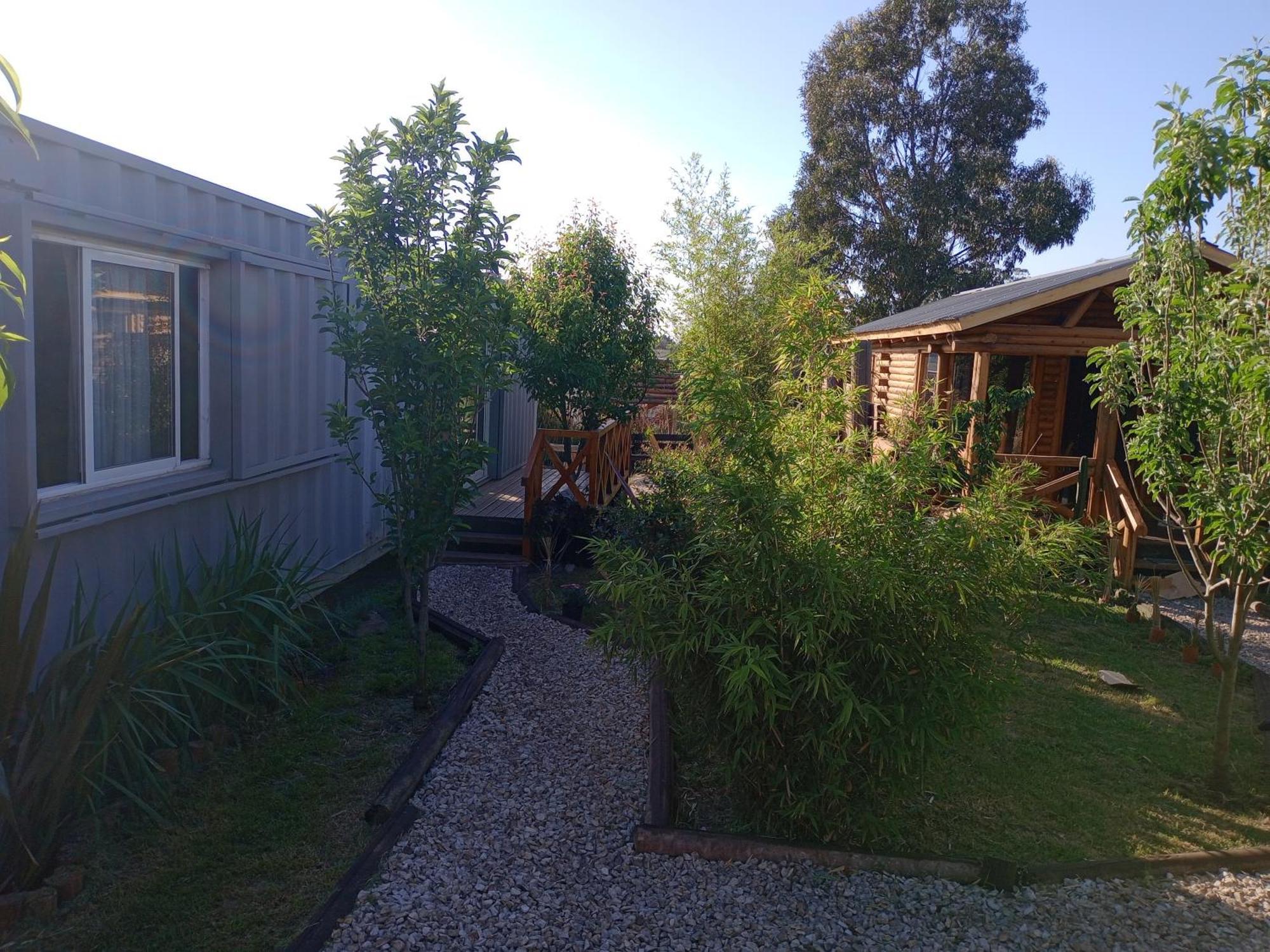 Foresta Acantilados, Casa Container Y Cabana De Troncos มาร์เดลปลาตา ภายนอก รูปภาพ